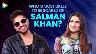 Palak Tiwari amp Jassie Gill play a fun game of ‘Who is most likely to’  Salman Khan  KBKJ [upl. by Asertal489]