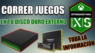 CORRER JUEGOS OPTIMIZADOS PARA XBOX SERIES EN TU DISCO DURO EXTERNO [upl. by Lorelie194]