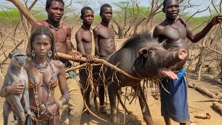 Witness Hadzabe Tribe Incredible Lifestyle  still Surviving in the forest [upl. by Blase292]