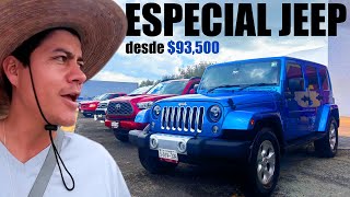 Precios Autos JEEP en Tianguis Autos Pachuca  Ofertas desde 93500  Arre Canales [upl. by Lleraj]