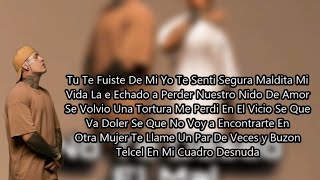 Almanegra Ft Nuco  No Te Deseo El Mal Letra [upl. by Fortin]