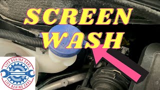 Peugeot 2008 Petrol 2019 Screen Wash Bottle Location [upl. by Ennairak]