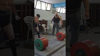 Deadlift 290kg  Panagiotis Tarinidis 70kg [upl. by Wynne]