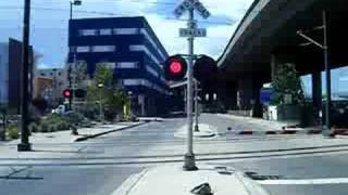 Denver Light Rail Railroad Crossing [upl. by Narah]