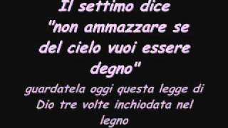 Il testamento di Tito testo  Fabrizio de André [upl. by Rosenkrantz]