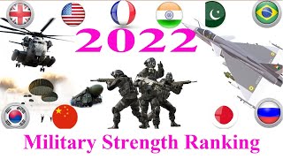 2022 Military Strength Ranking [upl. by Nemhauser917]