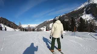 How to ski safety in Swiss resort in Verbier Lesson 1 [upl. by Gris]