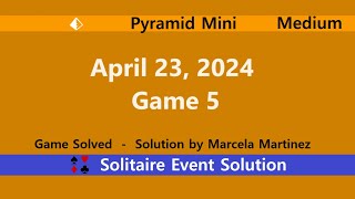 Pyramid Mini Game 5  April 23 2024 Event  Medium [upl. by Darken120]