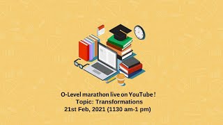 ZAINEMATICS O LEVELS TRANSFORMATION WITH EXAM QUESTION VARIATIONS [upl. by Ellehsad]