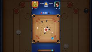 Carrom Pool Aim Hack Gameplay🔥 carrom carrompool hack gaming games youtubeshorts shortvideo [upl. by Nosnibor567]