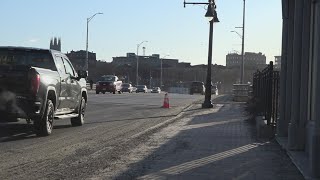 Longley Bridge construction begins in LewistonAuburn area [upl. by Ahtekal]