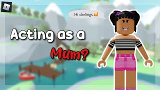 Acting as a MUM in Total Roblox Drama I tricked everyone 😭 [upl. by Ahsimed]