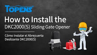 TOPENS CK2600 Gate Opener Installation Video [upl. by Marie-Jeanne]