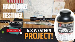 68 Western testing some handloads before I go hunting [upl. by Araj]