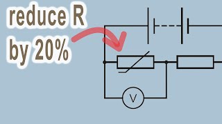 Calculate the new thermistor voltage  no resistor values given [upl. by Bernadine]