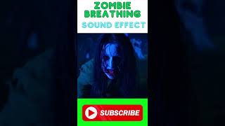 Zombie Breathing Groan Sound Effects Shorts soundeffects [upl. by Yregerg]