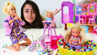 Barbie meslek seçiyor Sevcan ile kız videoları derlemesi  1 [upl. by Ecydnarb]