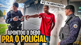 CORREU QUANDO VIU A POLICIA  TENTOU SE ESCONDER   🦅👊 [upl. by Annohsak]