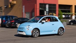 2015 Fiat 500E  Review amp Test Drive [upl. by Borrell461]