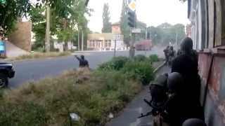 Mariupol Azov Battalion Raid 13 June 2014 Donetsk Republic [upl. by Sink]