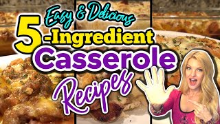 Unbelievable 5INGREDIENT CASSEROLE RECIPES that will Blow Your Mind  AMAZINGLY EASY Casseroles [upl. by Just]