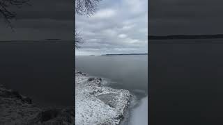 NOT SAFEJanuary 15 2024 Cooks Bay Ice Report Lake Simcoe [upl. by Bobbi]