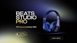 quotBeats Studio Pro Review Wireless Noise Cancelling Headphones with 40 Hours Battery amp Spatial Audio [upl. by Clarine]