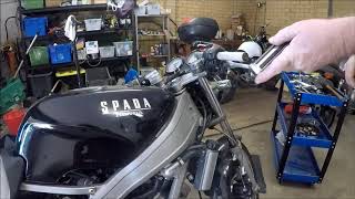 Honda Spada Resurrection 5  Grips and Mirrors [upl. by Krishna]