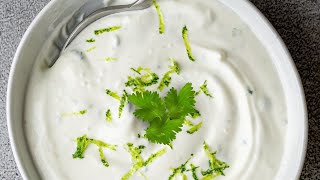 Cilantro Lime Crema Recipe [upl. by Lednahs]