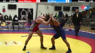 60 KG R16  Jessy Williams New York Athletic Club vs Hui Wang CHN [upl. by Navonoj355]