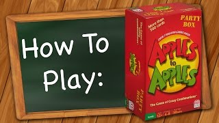 How to Play Apples to Apples [upl. by Ettenrahs]