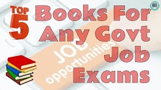 5 Books For Any Govt Job Exams [upl. by Aiciled869]