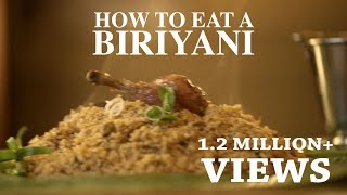 How To Eat A Biriyani  Put Chutney [upl. by Htial248]