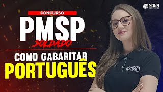 Concurso Soldado PMSP 2023 Como Gabaritar Português [upl. by Zorine]