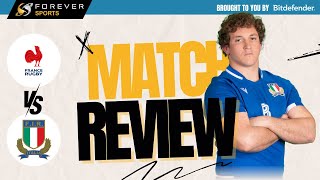 FRANCE VS ITALY REVIEW  Six Nations Review [upl. by Niel]