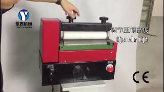 Wet Wipes Lid Hot Melt Adhesive Coating Machine CE Approved EVA Hot Melt Roller [upl. by Gentry]