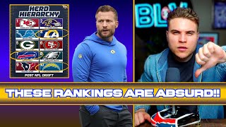 Reacting to Colin Cowherds ABSURD NFL Top 10 Herd Heirachy RANT [upl. by Dalt]