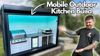 How to Build this Amazing Outdoor Kitchen  Smart Controlled and Mobile [upl. by Arrej]