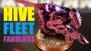 Using beauty products on Warhammer EASY holographic Tyranids [upl. by Ansel729]