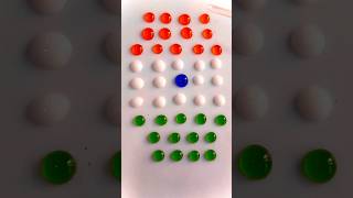 🇮🇳🫡🟠⚪️🟢Water Colour Drops 💦 Satisfying Video oddlysatisfying trending happyindependenceday [upl. by Loria]