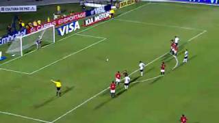 Gol Ronaldo Penalti Corinthians 2 x 0 Atletico PR  Copa do Brasil 2009 060509 [upl. by Suoilenroc]