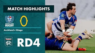 Bunnings NPC 2022  Round 4 Highlights  Auckland v Otago [upl. by Bartlett]