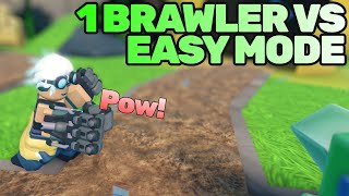 1 Brawler VS Easy Mode [upl. by Drofxer381]