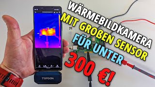 Wärmebildkamera für das Smartphone  Wärmebildkamera mit großen Sensor unter 300€👉 TOPDON  TC001 [upl. by Rambort240]