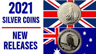 Silver Coins Review  2021 New Releases Britannia Kookaburra [upl. by King]