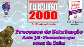 Telecurso 2000  Processos de Fabricação  38 Formatos que saem da linha [upl. by Glassman930]