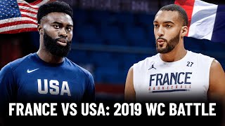 USA vs France 2019 FIBA World Cup  Basketball Highlights [upl. by Leachim]