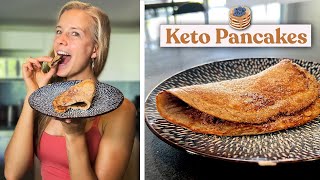 Pfannkuchen ohne Kohlenhydrate KETO amp LOW CARB [upl. by Zeeba]