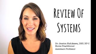 REVIEW OF SYSTEMS by Jessica Nishikawa [upl. by Ahtanoj]