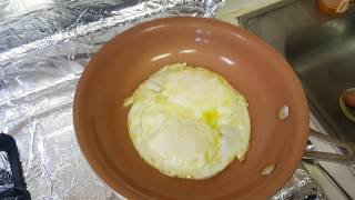 How to make 2 eggs over easy [upl. by Esertak]